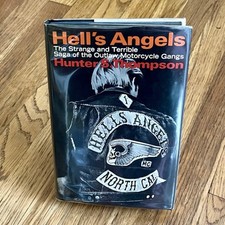 Hell’s Angels by Hunter S Thompson 1967 First Ed Hardcover Gonzo Journalism