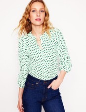 Boden Size 14 Marina Jersey Spotted Shirt-T1669-NT1