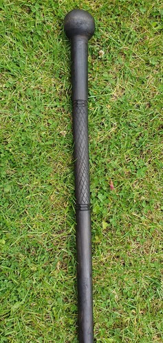 Antique wooden ebony - ebony, walking