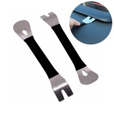 Car Removal Pry Tool Kit Steel Trim Door Clip Panel Dash Audio Radio Interior