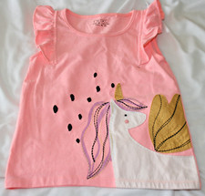 Next girls pink unicorn top -