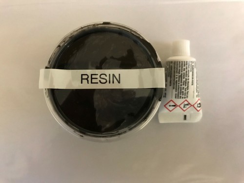Black resin travertine marble - black,