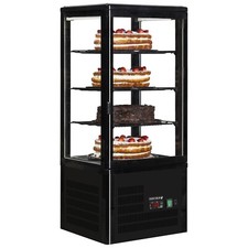NEW TEFCOLD UPD80 REFRIGERATED GLASS DISPLAY CAKE DESSERT CABINET FRIDGE CHILLER