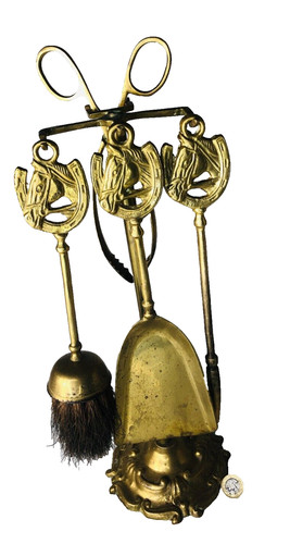 Fire companion set - set, brass