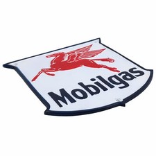 Mobilgas Aluminium Sign Plaque