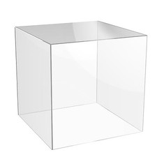Acrylic cube shop display - cube,