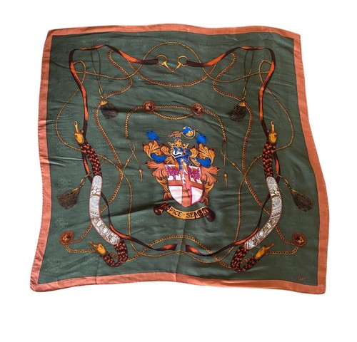 Daks silk scarf - , crest