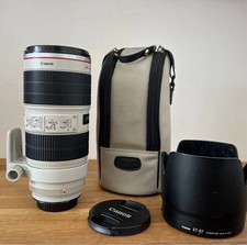 Canon EF 70-200mm f/2.8 L Is II USM Lens with Carry Case and Hood