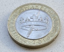 2016 400th Anniversary Of The Death Of Shakespeare 2 Pound Coin