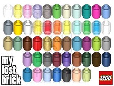 LEGO - Part 3062 - Bricks Round 1x1 (SINGLE) + NEW + SELECT COLOUR / QUANTITY