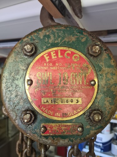 Vintage felco hoists - felco, and