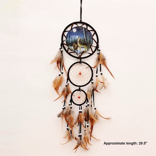 Wolf dream catcher - wolf,