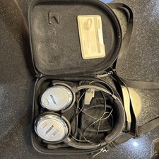 BOSE Quiet Comfort 3 QC3 Acoustic noise cancelling wired headphones with case