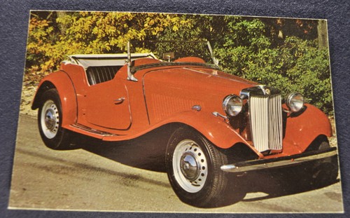 1953 roadster postcard - roadster,