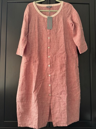 Sahara cross dyed linen bubble - cross,