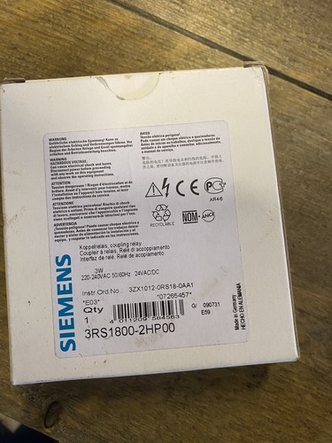 Siemens 3rs1800 2hp00 24 - ac/dc,