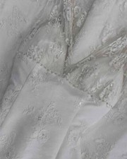 Pre-loved Charlotte Balbier Ivory Figure Hugging Bridal Wedding Dress Size 12