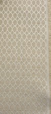 COLEFAX & FOWLER ARLETTE UPHOLSTERY FABRIC IN IVORY 2pcs 300 X 144cm +160 X 45cm