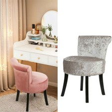 Soft Velvet Button Vanity Make