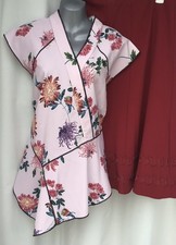 M&S Ladies Pink Floral Print