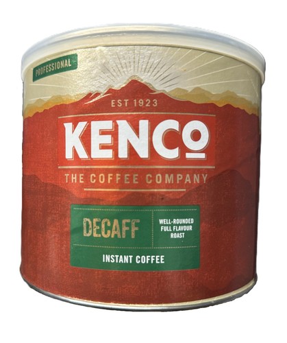 Kenco decaf instant coffee tin - kenco,