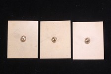 3 Matching Antique Goldtone