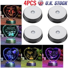 LED Light Plastic Base Round