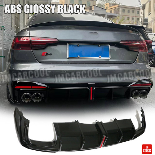 Gloss black rear - black, bumper