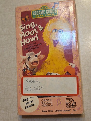 Sesame street vhs tape sing - vhs,