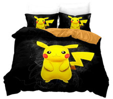 3D Anime Pokemon Pikachu Quilt