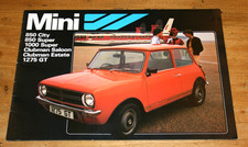 Mini Range Car Sales Brochure 850 & 1000 Clubman 1275GT - July 1979 No. 3429