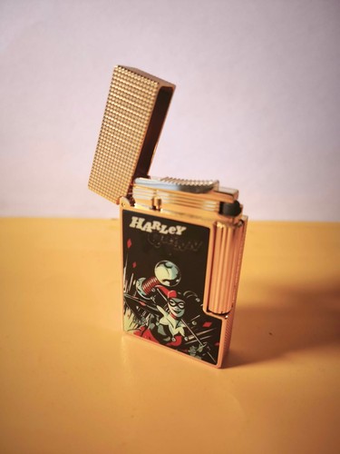 Dupont brass gas lighter - st,