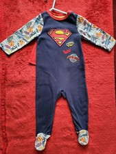 Baby Boys SuperMan Sleepsuit