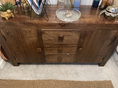 Dakota solid wood side - side, board