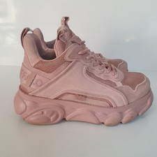 Buffalo Pink Platform Trainers