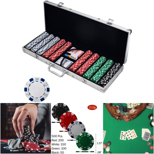 Poker chip set 500 chips - 500,