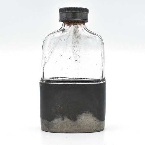 Antique miniature hip flask - antique,