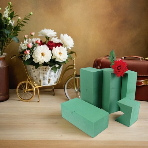 Flower brick green - flower, foam