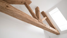 Imitation, false Oak Beams -
