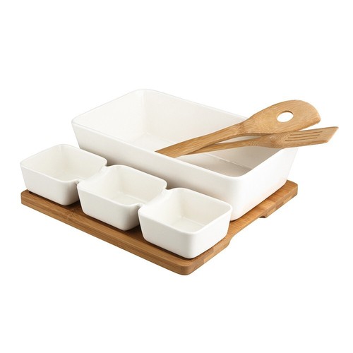 Porcelain serving bowl set - porcelain,