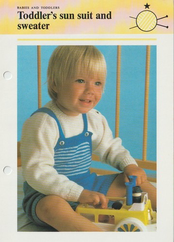 Child knitting pattern - child's,