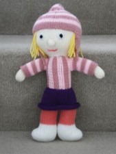 new hand knitted doll Edith