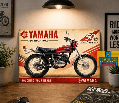 Yamaha 360 1972 metal tin - yamaha,