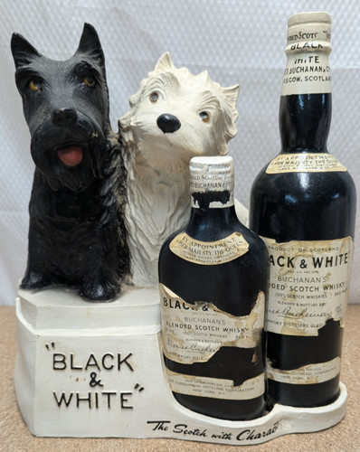 Black white scotch - black, &