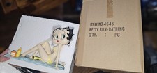 Betty Boop On Towel Sunbathing With Original Box Rare Collectible Figurine