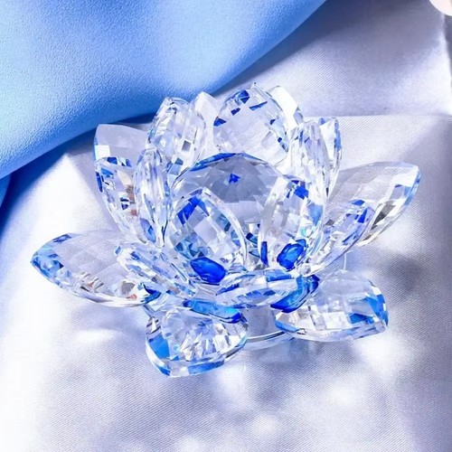 Crystal lotus flower ornaments - flower,