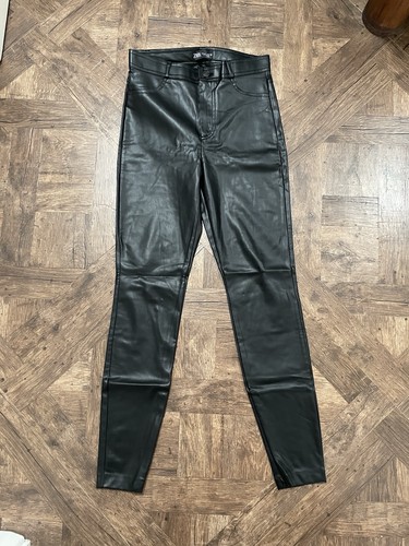 Zara faux leather skinny