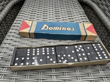 Vintage Wooden Dominoes Set