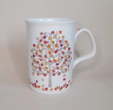 UNUSED Laura Ashley mug TREE WITH AUTUMN LEAVES 2012 fine bone china 10oz 295ml
