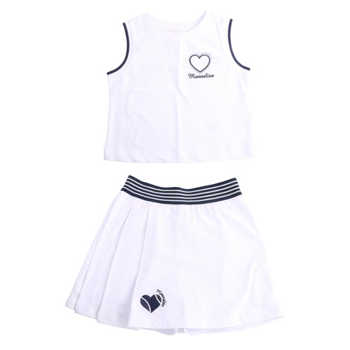 Monnalisa white kids girls top - white,